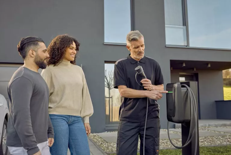 Hager laden Abel installatie witty plus laadoplossingen